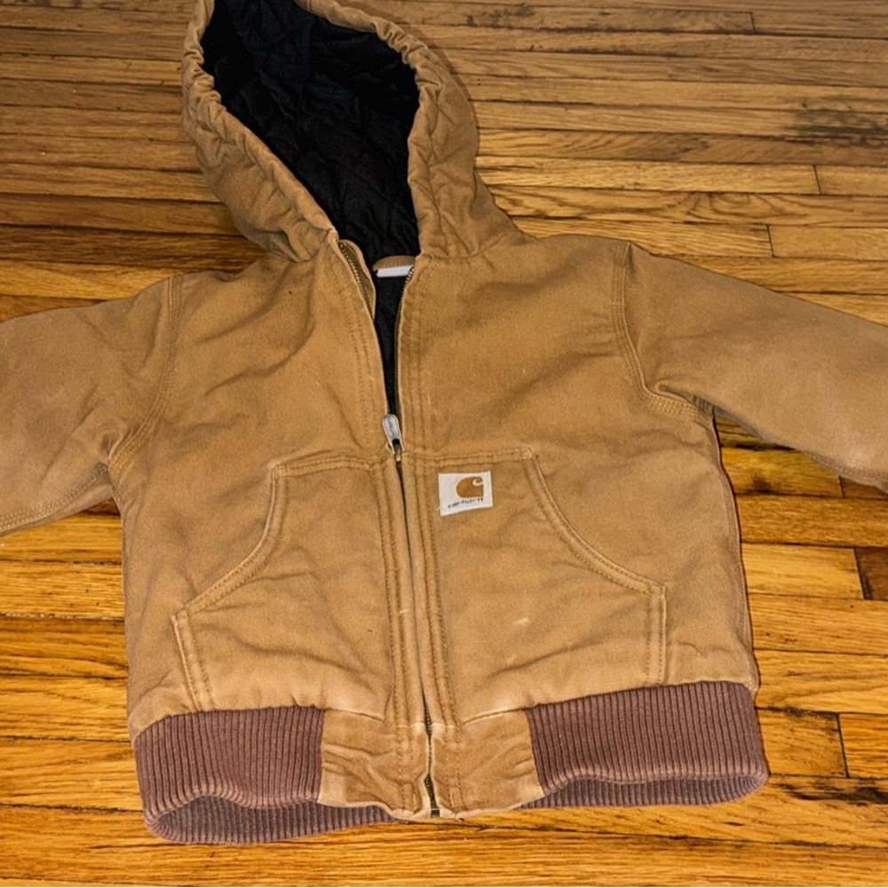 Carhartt Tan Hooded Jacket